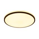 LED mennyezeti lámpa 36W dimmelhető, távirányítós, 2700lm, 3000-6500K, IP20, opál búra + fekete kere