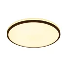 LED mennyezeti lámpa 36W dimmelhető, távirányítós, 2700lm, 3000-6500K, IP20, opál búra + fekete kere