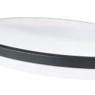 LED mennyezeti lámpa 36W dimmelhető, távirányítós, 2700lm, 3000-6500K, IP20, opál búra + fekete kere