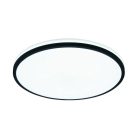LED mennyezeti lámpa 36W dimmelhető, távirányítós, 2700lm, 3000-6500K, IP20, opál búra + fekete kere