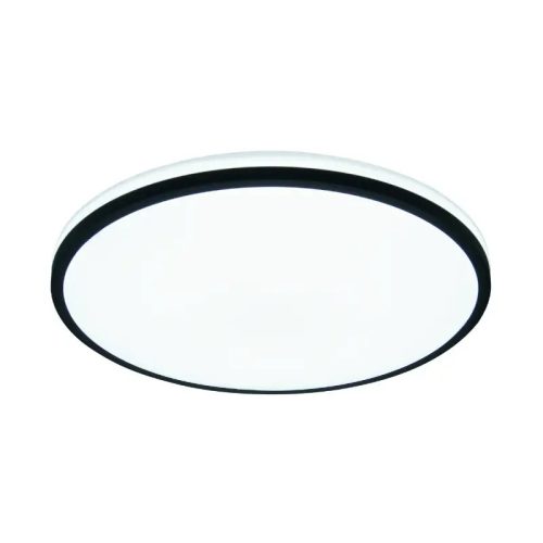 LED mennyezeti lámpa 36W dimmelhető, távirányítós, 2700lm, 3000-6500K, IP20, opál búra + fekete kere