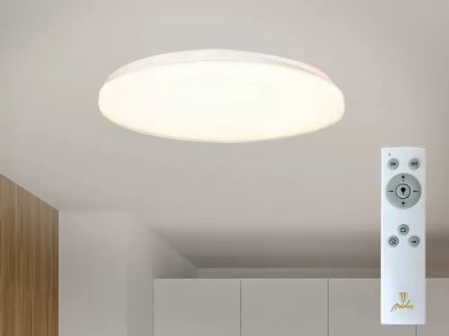 LED mennyezeti lámpa OPAL, távirányítós, 36W, 375x65 mm, 3000-6500K, IP20 - LCL534S