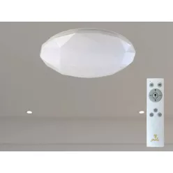   LED mennyezeti lámpa STAR 48W dimmelhető, távirányítós, 3600lm, 3000-6500K, IP20, fehér - LCL535AD