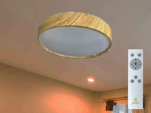 LED mennyezeti lámpa 48W 3600lm dimmelhető távirányítós IP44 fehér - LCL535LW