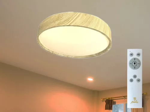 LED mennyezeti lámpa 48W 3600lm dimmelhető távirányítós IP44 fehér - LCL535LW