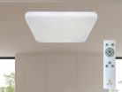 LED mennyezeti lámpa 48W dimmelhető, távirányítós, 3600lm, 3000-6500K, IP20, fehér - LCL535S/S