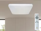 LED mennyezeti lámpa 48W dimmelhető, távirányítós, 3600lm, 3000-6500K, IP20, fehér - LCL535S/S