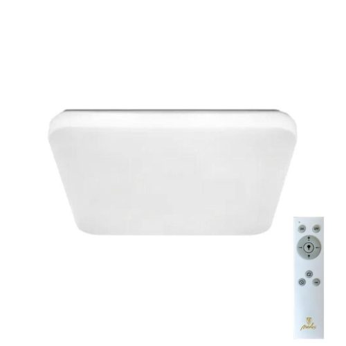LED mennyezeti lámpa 48W dimmelhető, távirányítós, 3600lm, 3000-6500K, IP20, fehér - LCL535S/S
