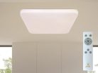 LED mennyezeti lámpa 48W dimmelhető, távirányítós, 3600lm, 3000-6500K, IP20, fehér - LCL535S/S
