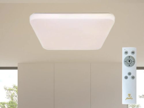 LED mennyezeti lámpa 48W dimmelhető, távirányítós, 3600lm, 3000-6500K, IP20, fehér - LCL535S/S