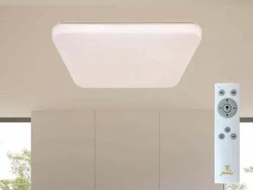 LED mennyezeti lámpa 48W dimmelhető, távirányítós, 3600lm, 3000-6500K, IP20, fehér - LCL535S/S