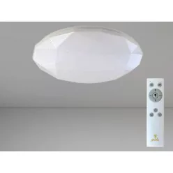   LED mennyezeti lámpa STAR 60W dimmelhető, távirányítós, 4500lm, 3000-6500K, IP20, fehér - LCL536AD