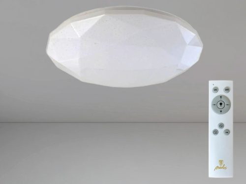LED mennyezeti lámpa STAR 60W dimmelhető, távirányítós, 4500lm, 3000-6500K, IP20, fehér - LCL536AD