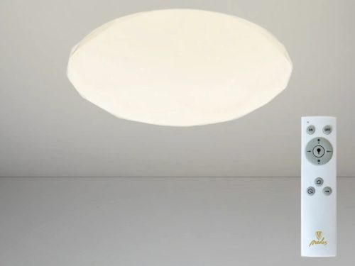 LED mennyezeti lámpa STAR 60W dimmelhető, távirányítós, 4500lm, 3000-6500K, IP20, fehér - LCL536AD