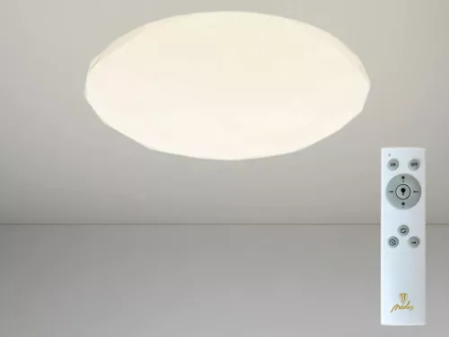 LED mennyezeti lámpa STAR 60W dimmelhető, távirányítós, 4500lm, 3000-6500K, IP20, fehér - LCL536AD