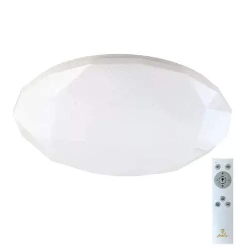LED mennyezeti lámpa STAR 60W dimmelhető, távirányítós, 4500lm, 3000-6500K, IP20, fehér - LCL536AD