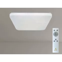   LED mennyezeti lámpa 60W dimmelhető, távirányítós, 4500lm, 3000-6500K, IP20, fehér - LCL536S/S