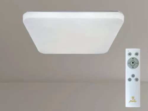 LED mennyezeti lámpa 60W dimmelhető, távirányítós, 4500lm, 3000-6500K, IP20, fehér - LCL536S/S