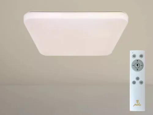 LED mennyezeti lámpa 60W dimmelhető, távirányítós, 4500lm, 3000-6500K, IP20, fehér - LCL536S/S