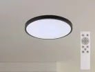 LED mennyezeti lámpa 36W 2700lm RGB+CCT távirányítóval Ø400x65mm IP44 fehér - LCL554B