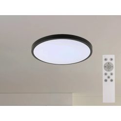   LED mennyezeti lámpa 36W 2700lm RGB+CCT távirányítóval Ø400x65mm IP44 fehér - LCL554B