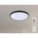 LED mennyezeti lámpa 36W 2700lm RGB+CCT távirányítóval Ø400x65mm IP44 fehér - LCL554B