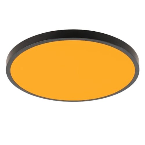 LED mennyezeti lámpa 36W 2700lm RGB+CCT távirányítóval Ø400x65mm IP44 fehér - LCL554B