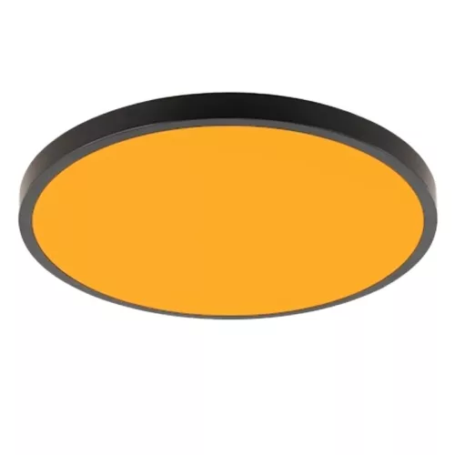 LED mennyezeti lámpa 36W 2700lm RGB+CCT távirányítóval Ø400x65mm IP44 fehér - LCL554B
