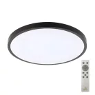 LED mennyezeti lámpa 36W 2700lm RGB+CCT távirányítóval Ø400x65mm IP44 fehér - LCL554B