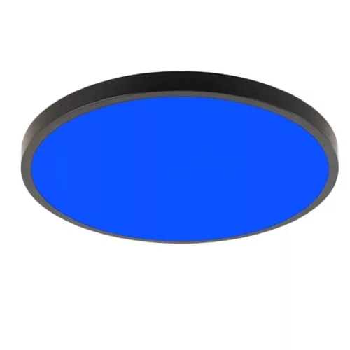 LED mennyezeti lámpa 36W 2700lm RGB+CCT távirányítóval Ø400x65mm IP44 fehér - LCL554B