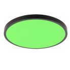 LED mennyezeti lámpa 36W 2700lm RGB+CCT távirányítóval Ø400x65mm IP44 fehér - LCL554B