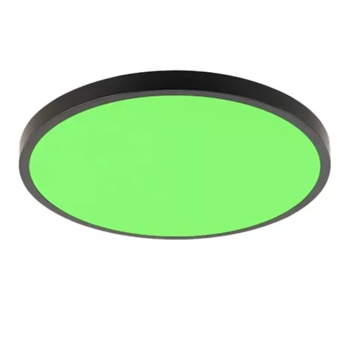 LED mennyezeti lámpa 36W 2700lm RGB+CCT távirányítóval Ø400x65mm IP44 fehér - LCL554B