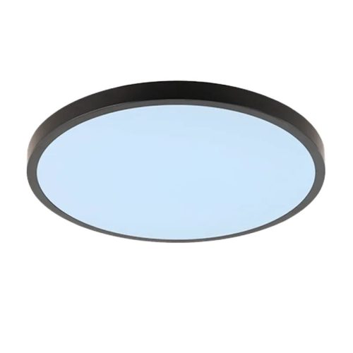 LED mennyezeti lámpa 36W 2700lm RGB+CCT távirányítóval Ø400x65mm IP44 fehér - LCL554B