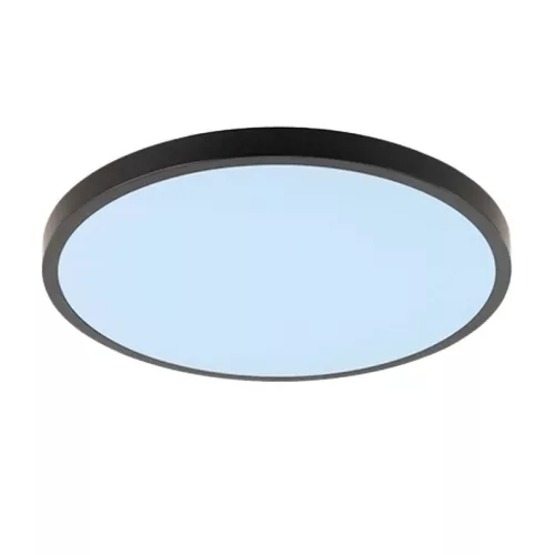 LED mennyezeti lámpa 36W 2700lm RGB+CCT távirányítóval Ø400x65mm IP44 fehér - LCL554B