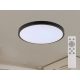 LED mennyezeti lámpa 48W 3600lm RGB+CCT távirányítóval Ø499x70mm IP44 fehér - LCL555B