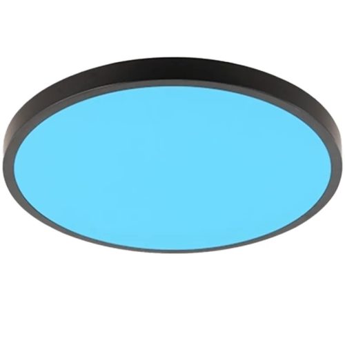 LED mennyezeti lámpa 48W 3600lm RGB+CCT távirányítóval Ø499x70mm IP44 fehér - LCL555B