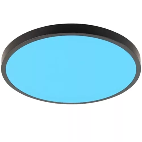 LED mennyezeti lámpa 48W 3600lm RGB+CCT távirányítóval Ø499x70mm IP44 fehér - LCL555B