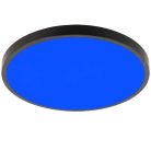 LED mennyezeti lámpa 48W 3600lm RGB+CCT távirányítóval Ø499x70mm IP44 fehér - LCL555B