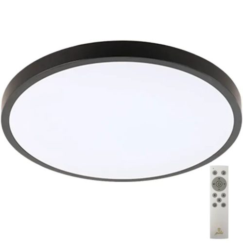 LED mennyezeti lámpa 48W 3600lm RGB+CCT távirányítóval Ø499x70mm IP44 fehér - LCL555B