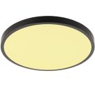 LED mennyezeti lámpa 48W 3600lm RGB+CCT távirányítóval Ø499x70mm IP44 fehér - LCL555B