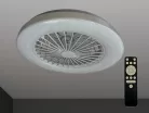 LED mennyezeti lámpa ventilátorral 48W, dimmelhető, 3000-6500K, Ø486x140 mm - LCL6340
