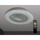 LED mennyezeti lámpa ventilátorral 48W, dimmelhető, 3000-6500K, Ø486x140 mm - LCL6340