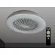 LED mennyezeti lámpa ventilátorral 48W, dimmelhető, 3000-6500K, Ø486x140 mm - LCL6340