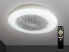 LED mennyezeti lámpa ventilátorral 48W, dimmelhető, 3000-6500K, Ø486x140 mm - LCL6340