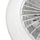 LED mennyezeti lámpa ventilátorral 48W, dimmelhető, 3000-6500K, Ø486x140 mm - LCL6340