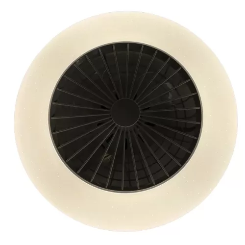 LED mennyezeti lámpa ventilátorral 48W, dimmelhető, 3000-6500K, Ø486x140 mm - LCL6340