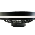 LED mennyezeti lámpa ventilátorral, fekete, 48W, Ø486x140 mm, IP20, 3000K-6500K - LCL6341