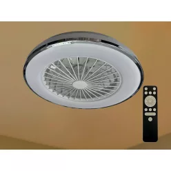  LED mennyezeti lámpa OPAL + mennyezeti ventilátor + távvezérlő 48W - LCL6342