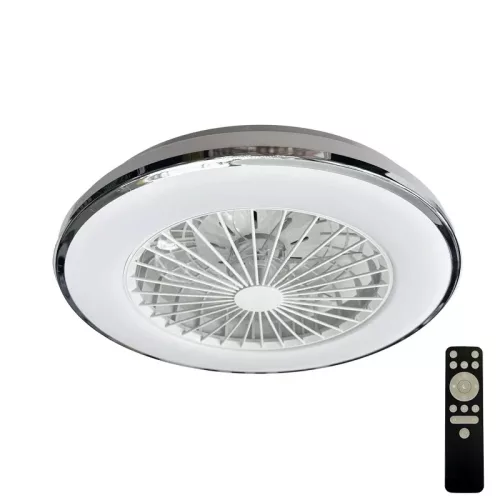 LED mennyezeti lámpa OPAL + mennyezeti ventilátor + távvezérlő 48W - LCL6342