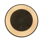 LED mennyezeti lámpa ventilátorral, 48W, fekete, Ø486x140 mm, IP20, 3000K-6500K - LCL6343